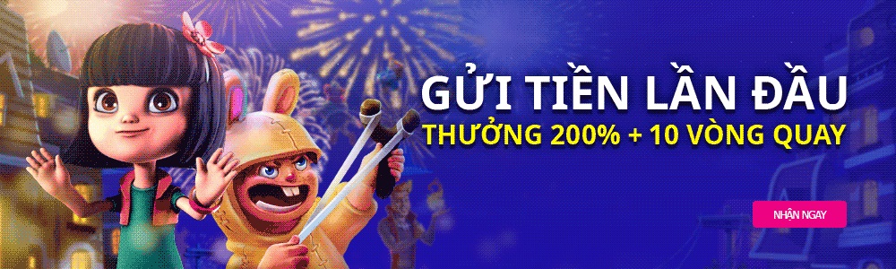 Phần thưởng chào mừng – Nhận tới 300% thưởng khi đăng kí